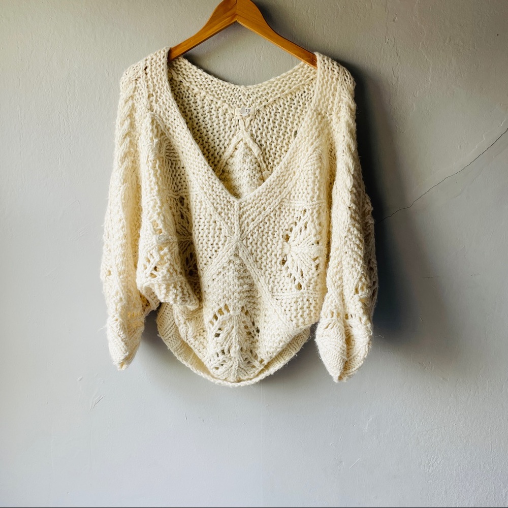 Cozy Cream Loose Knit Sweater